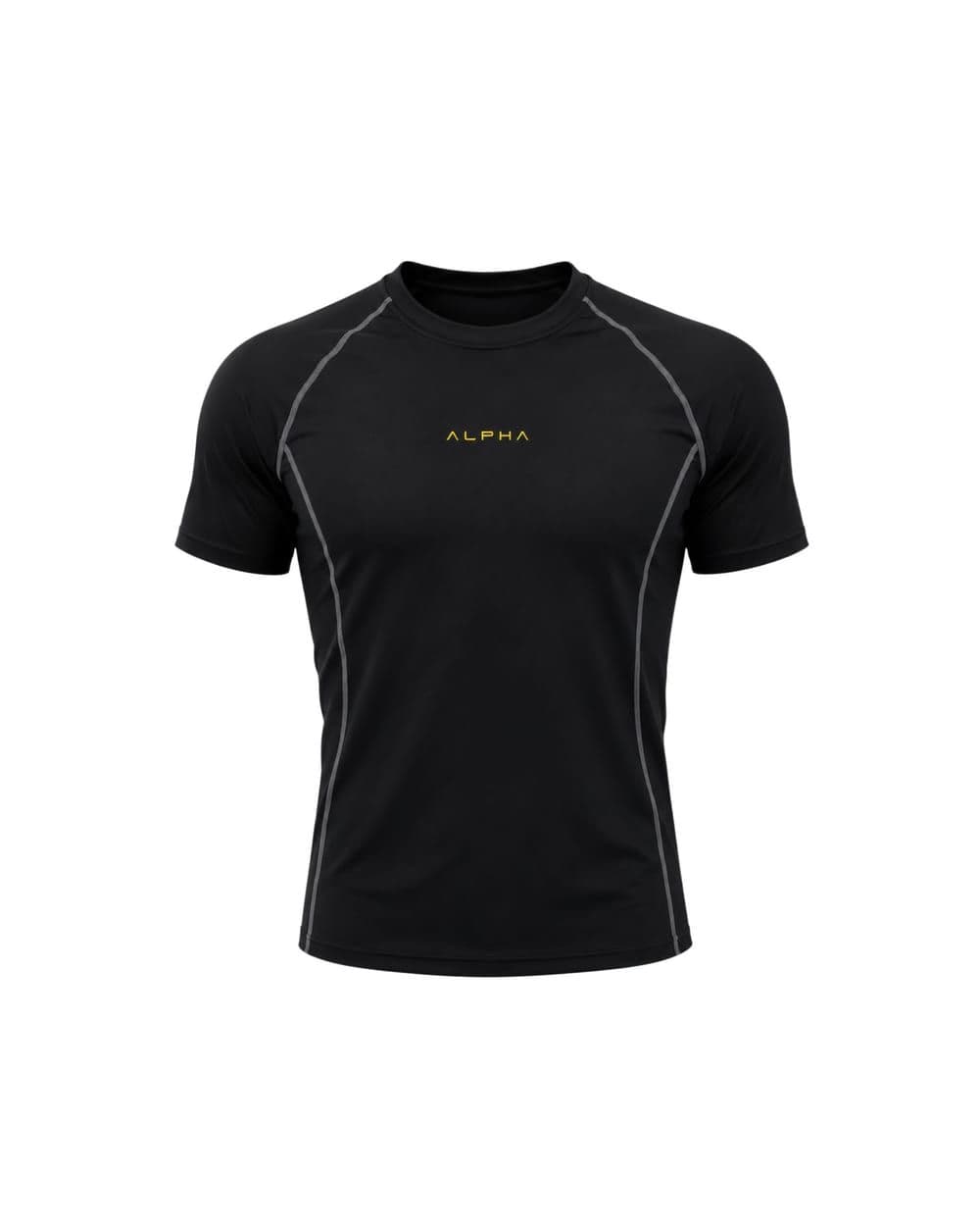 AEVAH Alpha Compression Shirt in Black, AEVAH activewear